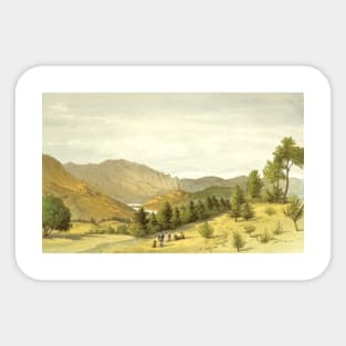 Valley of the Var, from St Romaine Sticker